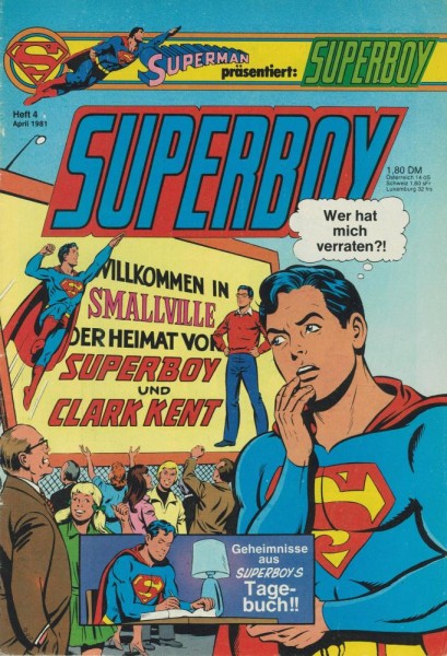 Superboy 1981/ 4 (Z1-, Sm), Ehapa