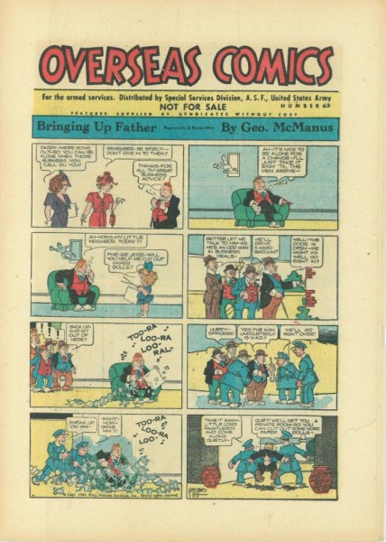 Overseas Comics 63 (Z1-2), A.S.F. United States Army