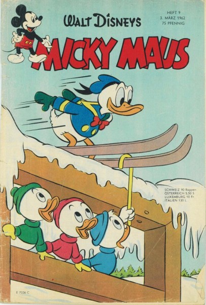 Micky Maus 1962/ 9 (Z3, Sm), Ehapa