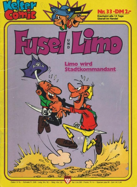 Kelter Comic 33 - Fusel und Limo (Z2, Sz), Kelter Verlag