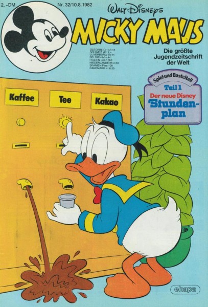 Micky Maus 1982/ 32 (Z1), Ehapa