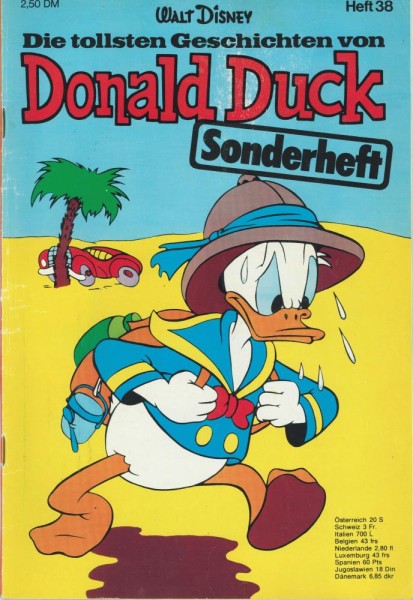 Die tollsten Geschichten von Donald Duck Sonderheft 38 (Z2), Ehapa