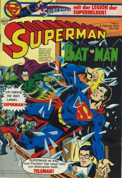Superman 1978/ 4 (Z1-2, Sz), Ehapa