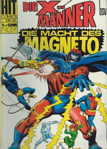 Hit Comics 111 - Die X-Männer (Z1-2), bsv