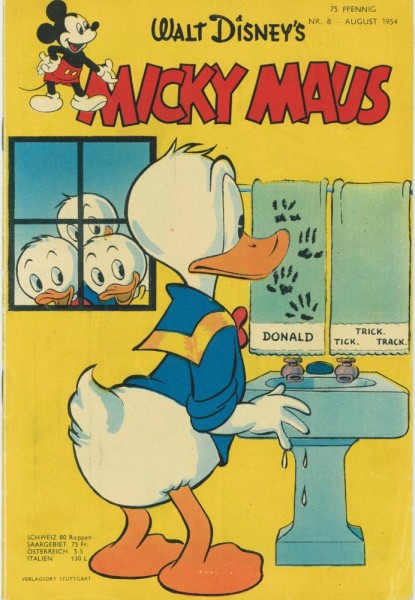 Micky Maus 1954/ 8 (Z1-), Ehapa