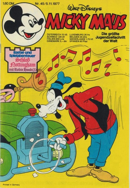 Micky Maus 1977/ 45 (Z1), Ehapa