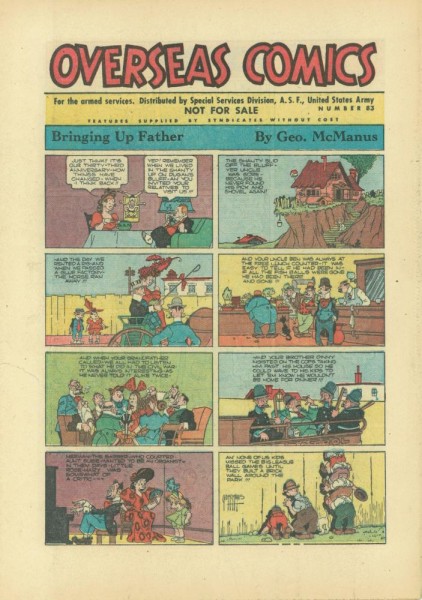 Overseas Comics 83 (Z1-2), A.S.F. United States Army