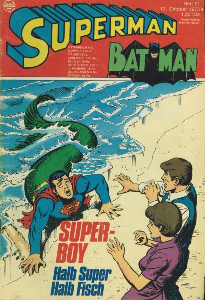 Superman 1973/ 21 (Z2-, Sm), Ehapa