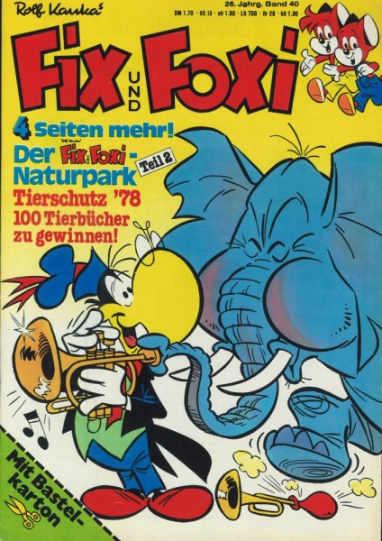 Fix und Foxi 26. Jg. 40 (Z1), Pabel