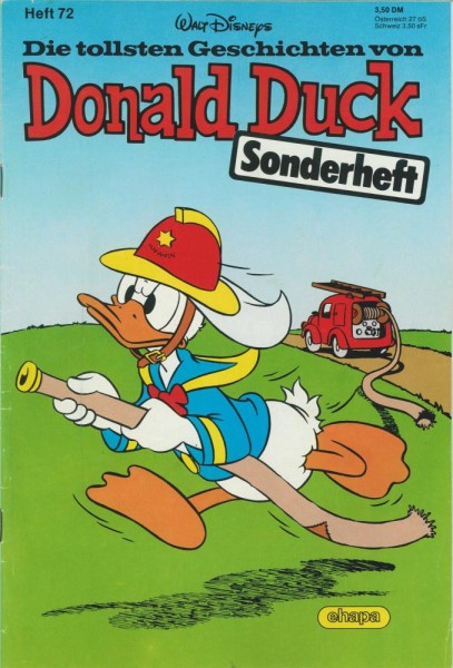 Die tollsten Geschichten von Donald Duck Sonderheft 72 (Z1), Ehapa