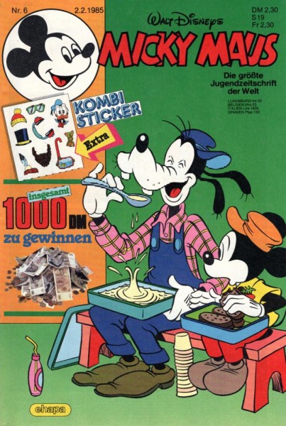 Micky Maus 1985/ 6 (Z0-1), Ehapa