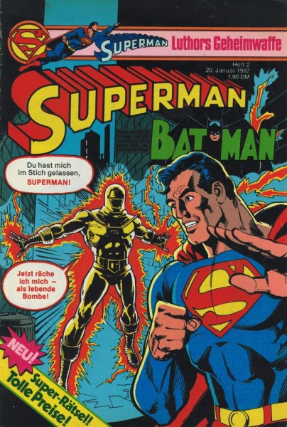 Superman 1982/ 2 (Z1), Ehapa