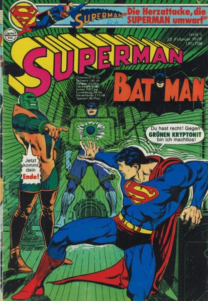 Superman 1978/ 5 (Z2), Ehapa