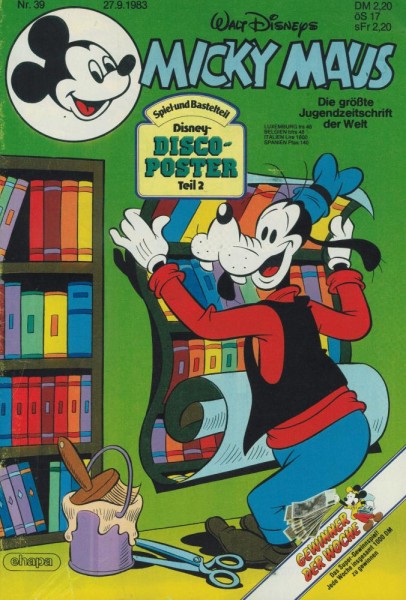 Micky Maus 1983/ 39 (Z1-), Ehapa