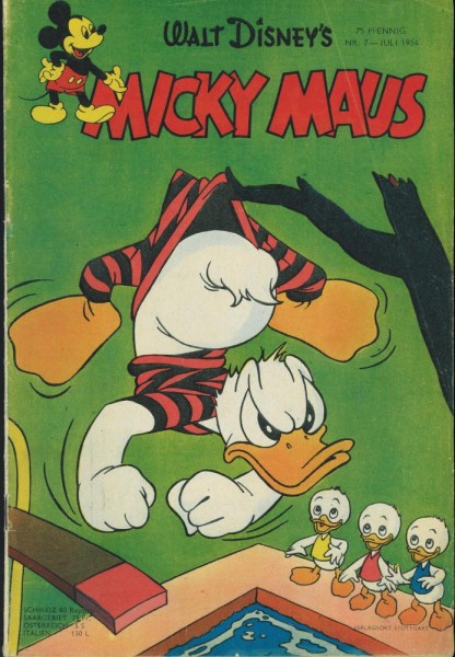 Micky Maus 1954/ 7 (Z1-), Ehapa