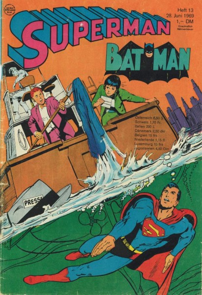 Superman 1969/ 13 (Z2, Sz), Ehapa