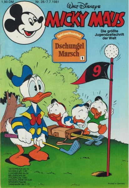 Micky Maus 1981/ 28 (Z0-1), Ehapa
