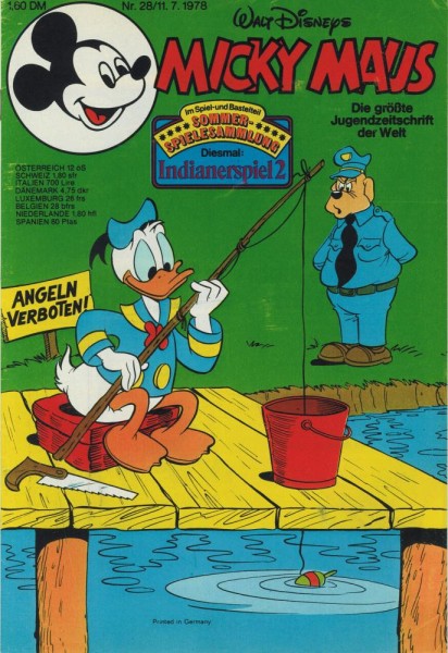 Micky Maus 1978/ 28 (Z1), Ehapa