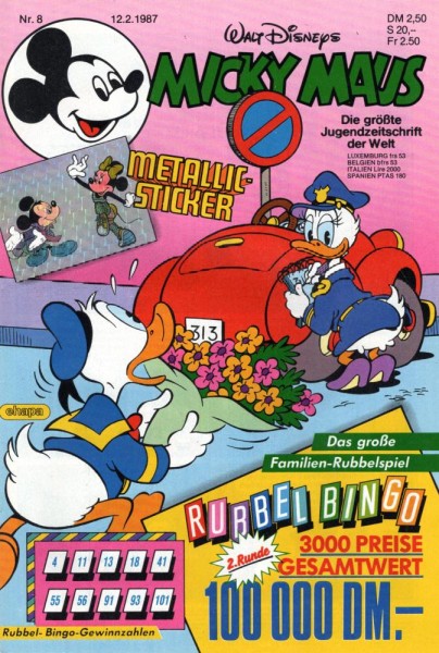 Micky Maus 1987/ 8 (Z0-1), Ehapa