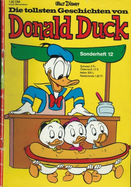 Die tollsten Geschichten von Donald Duck Sonderheft 12 (Z2-), Ehapa