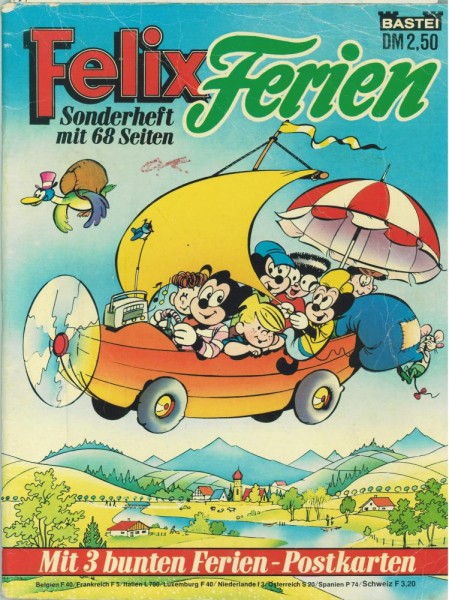 Felix Ferien - Sonderheft 1976 (Z2, Sz), Bastei