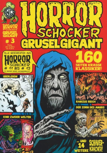 Horror Schocker Grusel Gigant 3, Weissblech