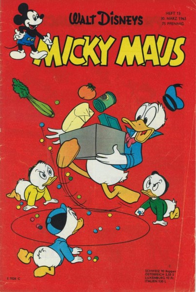 Micky Maus 1963/ 13 (Z1-2, Sm), Ehapa