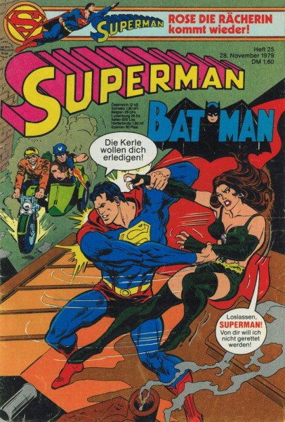 Superman 1979/ 25 (Z1-2, Sm), Ehapa