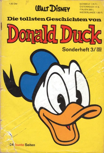 Die tollsten Geschichten von Donald Duck 3/1965-66 (Z3-), Ehapa