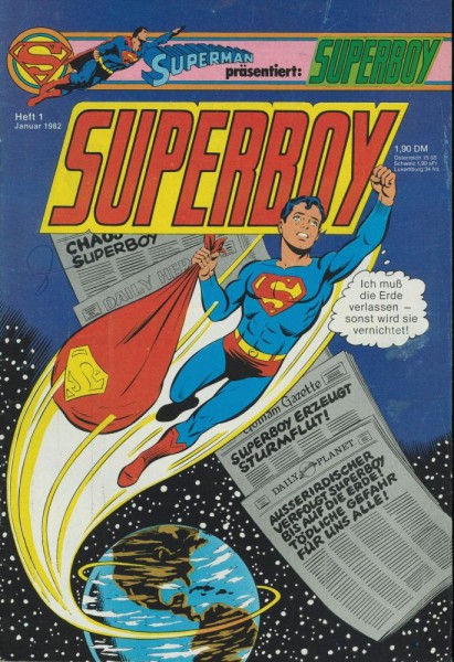 Superboy 1982/ 1 (Z1, Sz), Ehapa