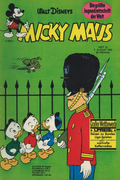 Micky Maus 1965/ 32 (Z1-), Ehapa