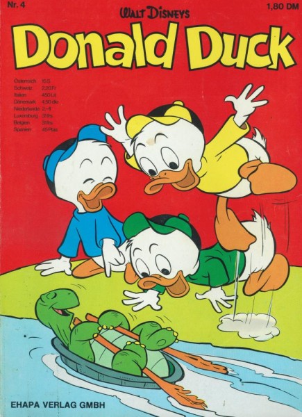 Donald Duck Taschenbuch 4 (Z1-2), Ehapa