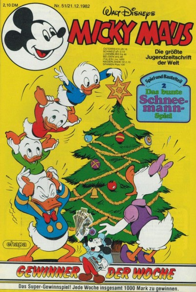 Micky Maus 1982/ 51 (Z1), Ehapa