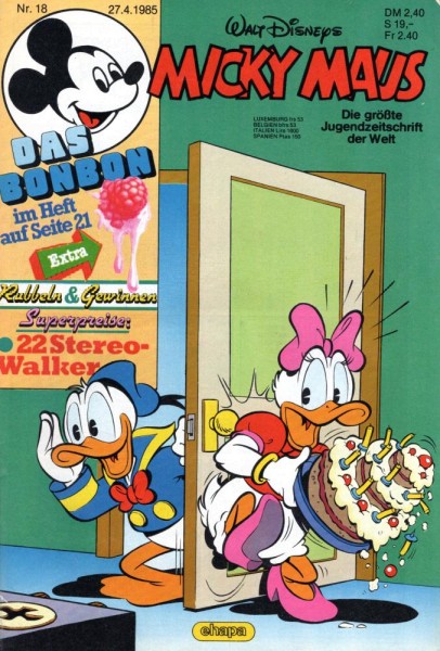 Micky Maus 1985/ 18 (Z0-1), Ehapa