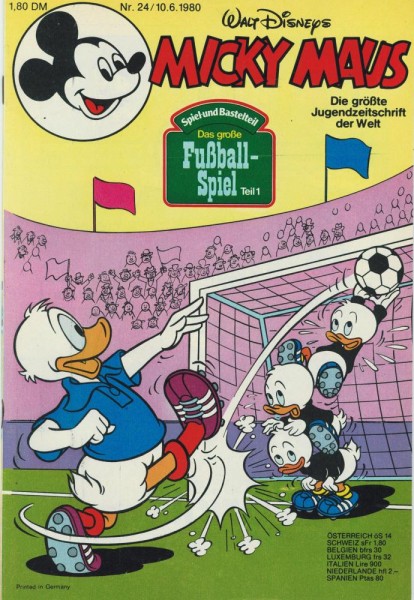 Micky Maus 1980/ 24 (Z0-1), Ehapa