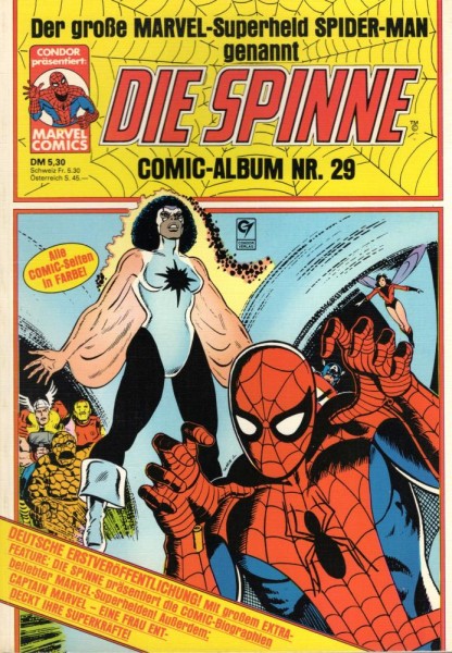 Die Spinne - Comic Album 29 (Z0-1), Condor