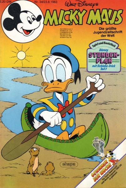 Micky Maus 1983/ 34 (Z0-1), Ehapa
