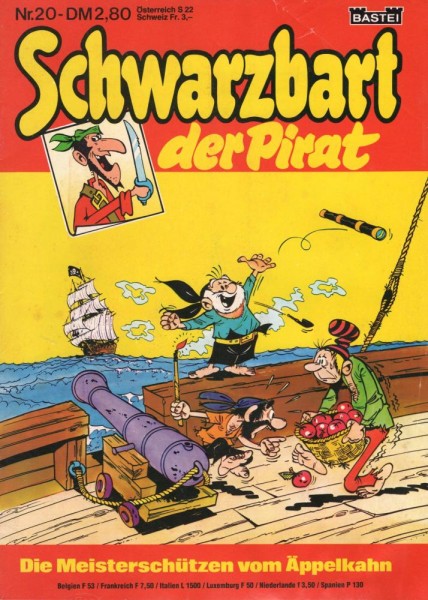 Schwarzbart der Pirat 20 (Z2), Bastei