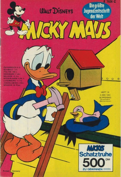 Micky Maus 1969/ 18 (Z1), Ehapa