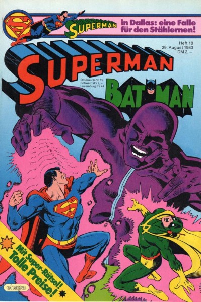 Superman 1983/ 18 (Z0), Ehapa