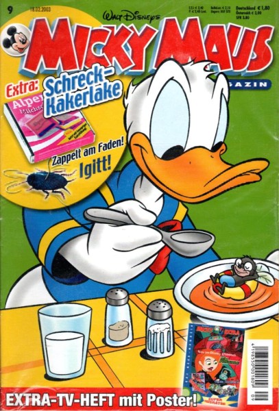 Micky Maus 2003/ 9 (Z1), Ehapa