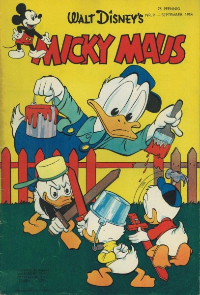 Micky Maus 1954/ 9 (Z1-2), Ehapa