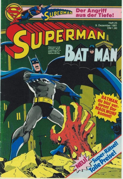 Superman 1981/ 25 (Z1), Ehapa