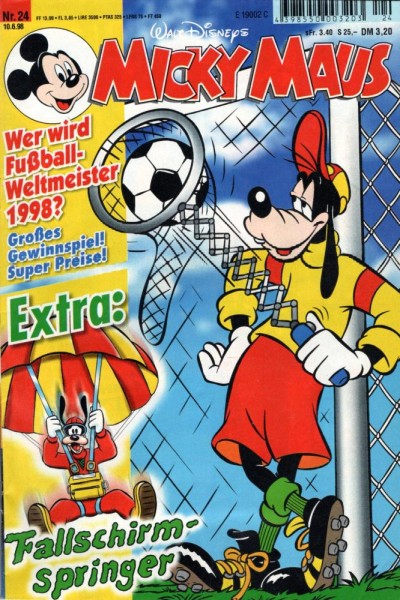Micky Maus 1998/ 24 (Z0-1), Ehapa