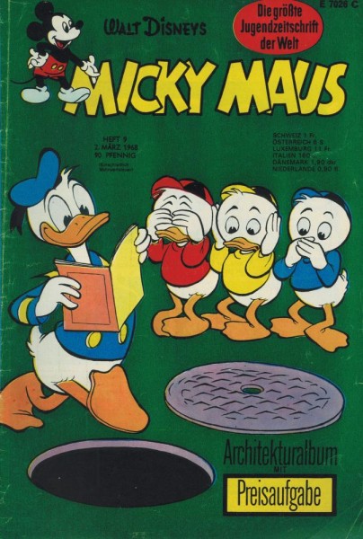 Micky Maus 1968/ 9 (Z2), Ehapa