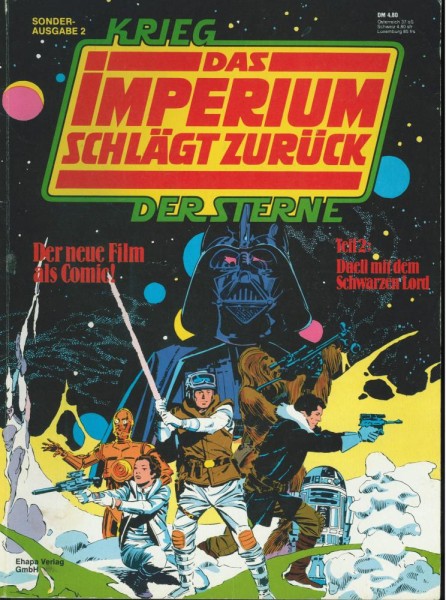 Krieg der Sterne Sonderausgabe 2 (Z1-2), Ehapa