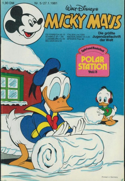 Micky Maus 1981/ 5 (Z1-2), Ehapa