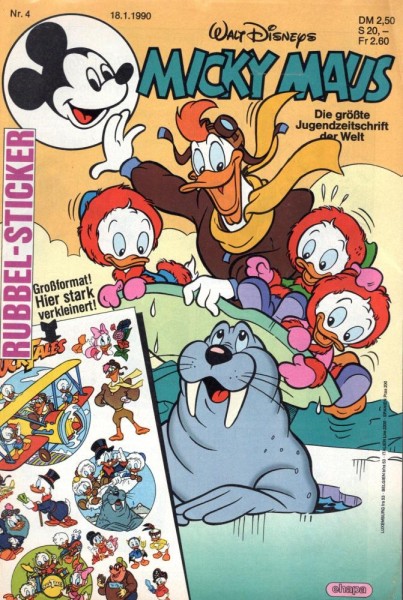 Micky Maus 1990/ 4 (Z0-1), Ehapa