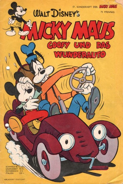 Micky Maus Sonderheft 17 (Z2, gel.), Ehapa
