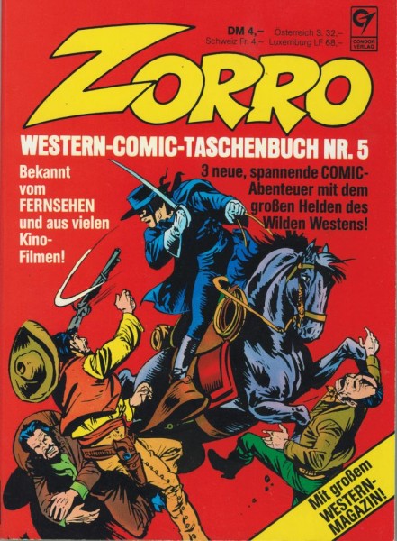 Zorro Comic-Taschenbuch 5 (Z1), Condor